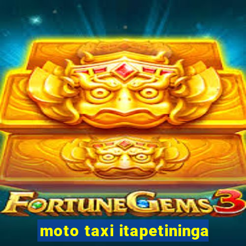 moto taxi itapetininga